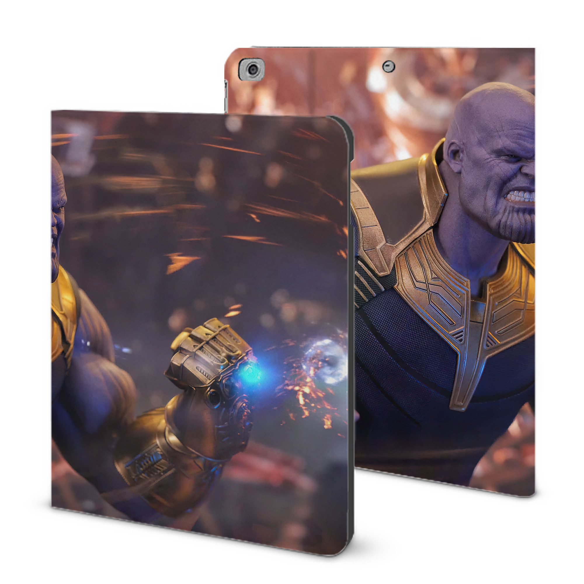（画像用） アベンジャーズ The Avengers IPad ケース ブック型 PUレザー TPU 耐衝撃 軽量 薄型 ペン収納なし 全面保護 IPad 各モデル対応